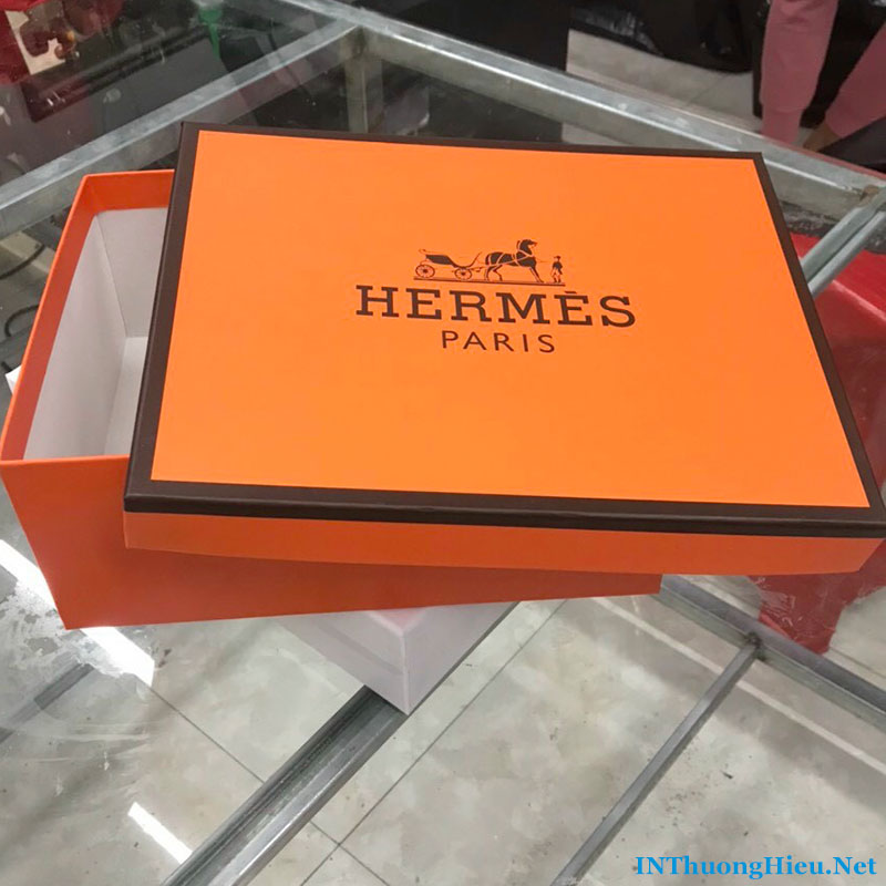 In hộp giấy cứng cho thương hiệu HERMES