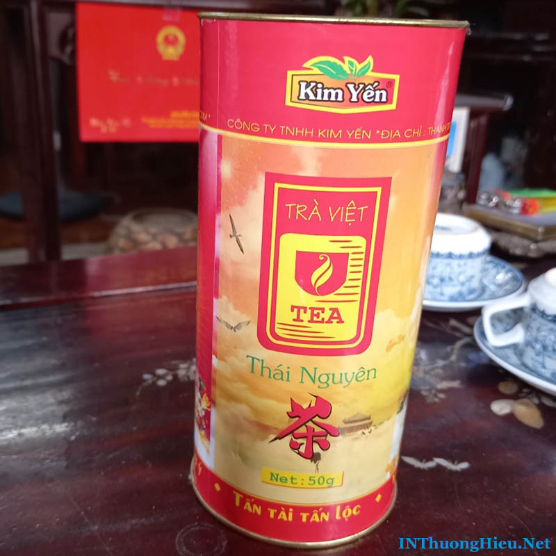 In hộp giấy cứng cho thương hiệu sản phẩm Trà Việt Kim Yến